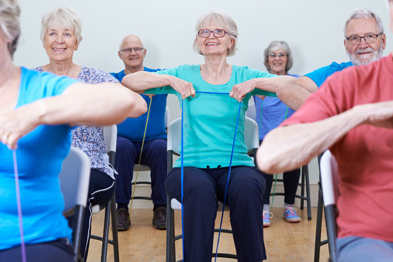 seniors wellness exercise photo