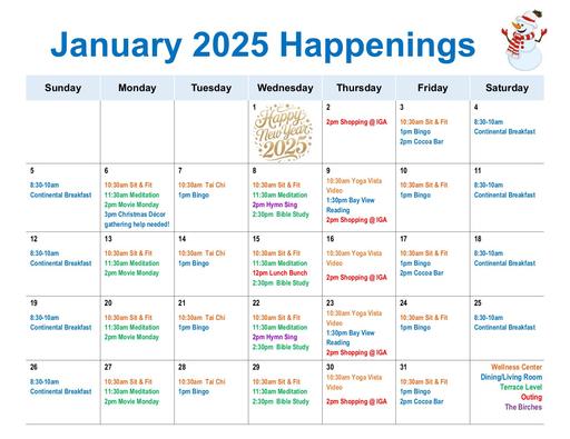 Perry Farm January 2025 Happenings