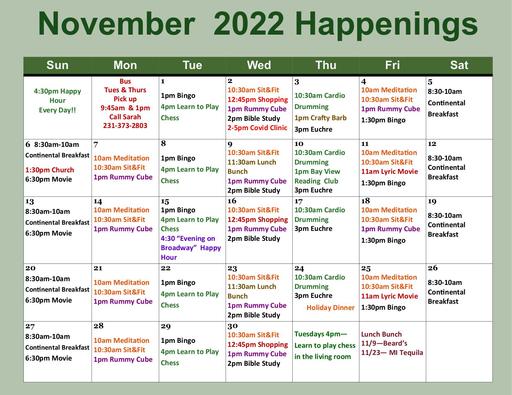 Perry Farm November 2022 Happenings