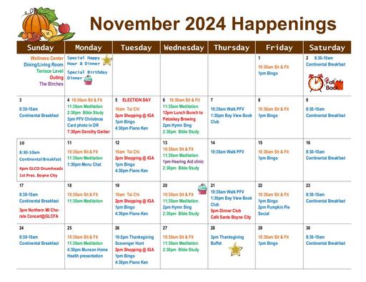 Perry Farm November 2024 Happenings