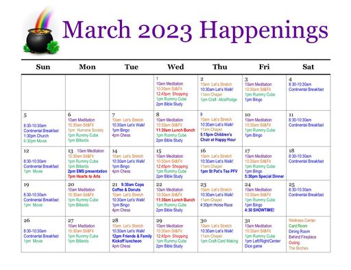Perry Farm March 2023 Happenings