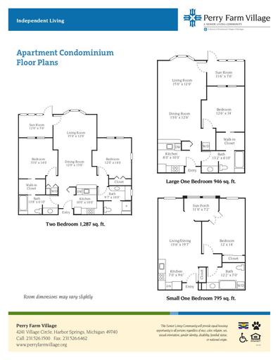 Apartment Condominium Floor Plans